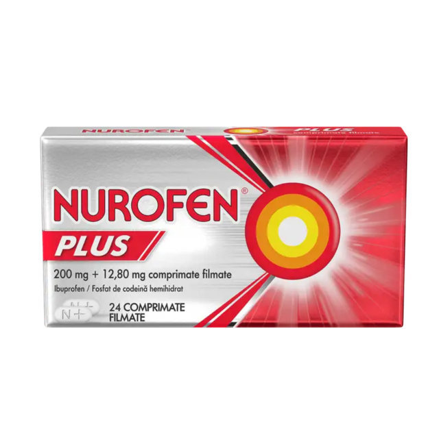 Nurofen Plus, 24 tablete, Reckitt Benckiser