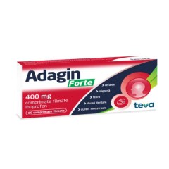Adagin Forte 400 mg, 10 comprimate, Teva