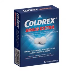 Coldrex Sinus Extra, 500 mg/3 mg/50 mg, 10 comprimate, Perrigo