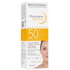 Photoderm Spot Age SPF 50+ Gel-crema cu efect antioxidant impotriva petelor brune, 40 ml, Bioderma