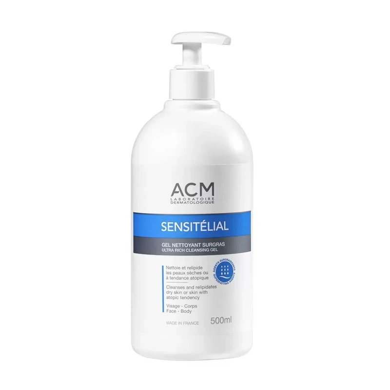 ACM Sensitélial, gel de curățare relipidant, 500 ml