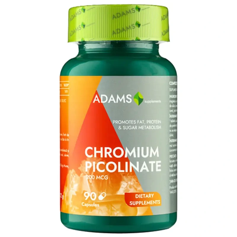 Chromium Picolinate 200 µg, 90 capsule, Adams Vision