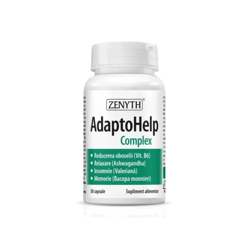 AdaptoHelp Complex, 30 capsule pentru stres și oboseală, Zenyth