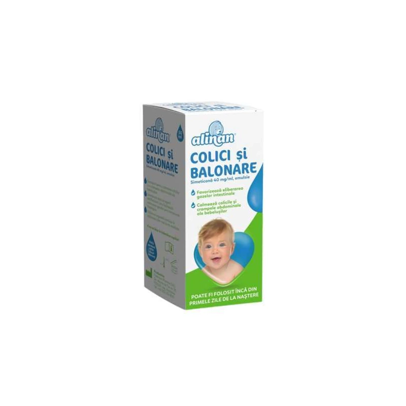 Alinan Colici și Balonare 40 mg/ml, emulsie 50 ml