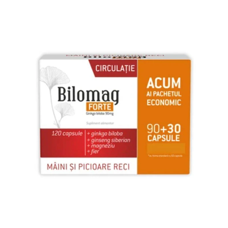Bilomag Forte Circulație, 120 capsule, Zdrovit