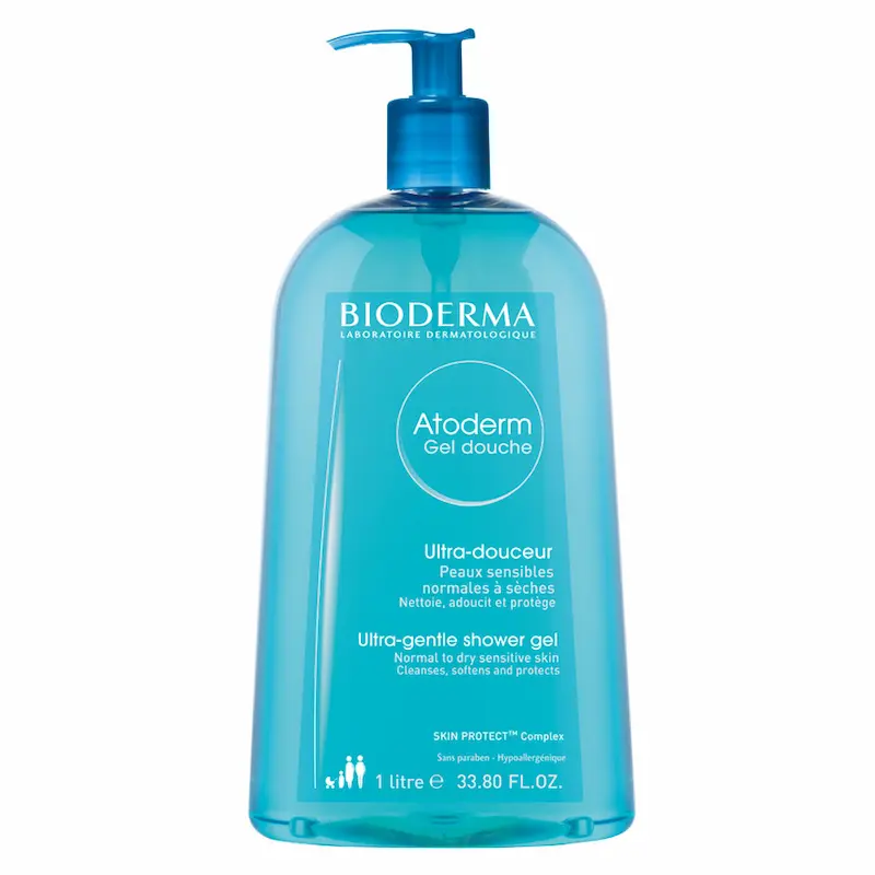 Bioderma Atoderm Gel de Duș 1L pentru Piele Uscată și Sensibilă