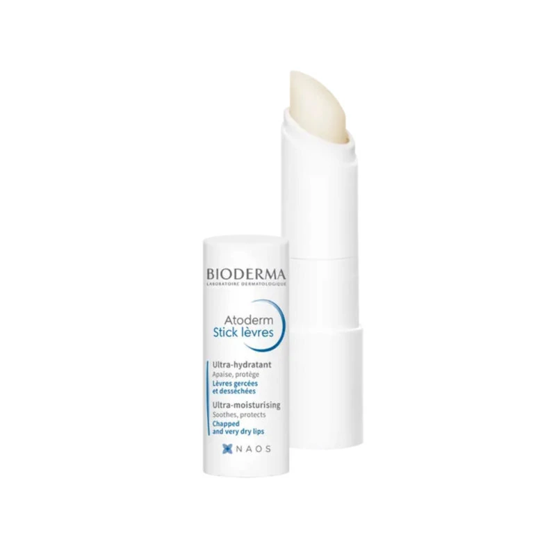 Bioderma Atoderm Stick de buze, balsam pentru buze uscate, 4 g