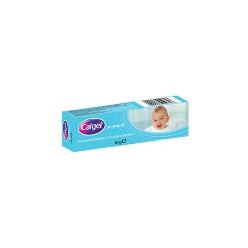 Calgel 3,3 mg/g + 1 mg/g, gel gingival pentru erupție dentară, 10 g