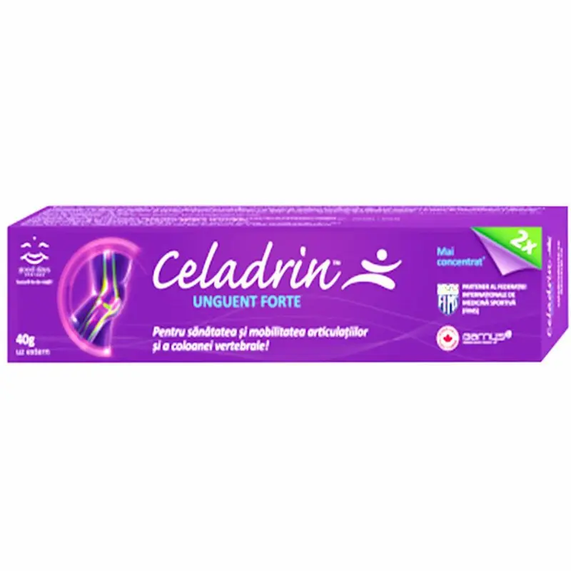 Celadrin Unguent Forte pentru articulații mușchi și coloană vertebrală 40g
