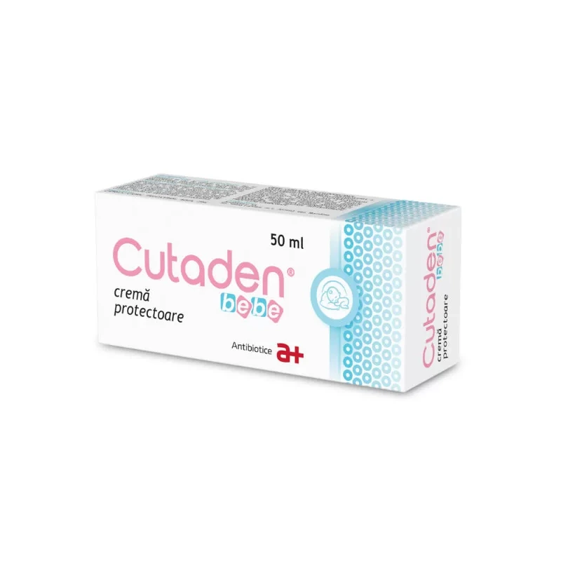 Cutaden Bebe cremă protectoare pentru iritații de scutec, 50 ml, Antibiotice