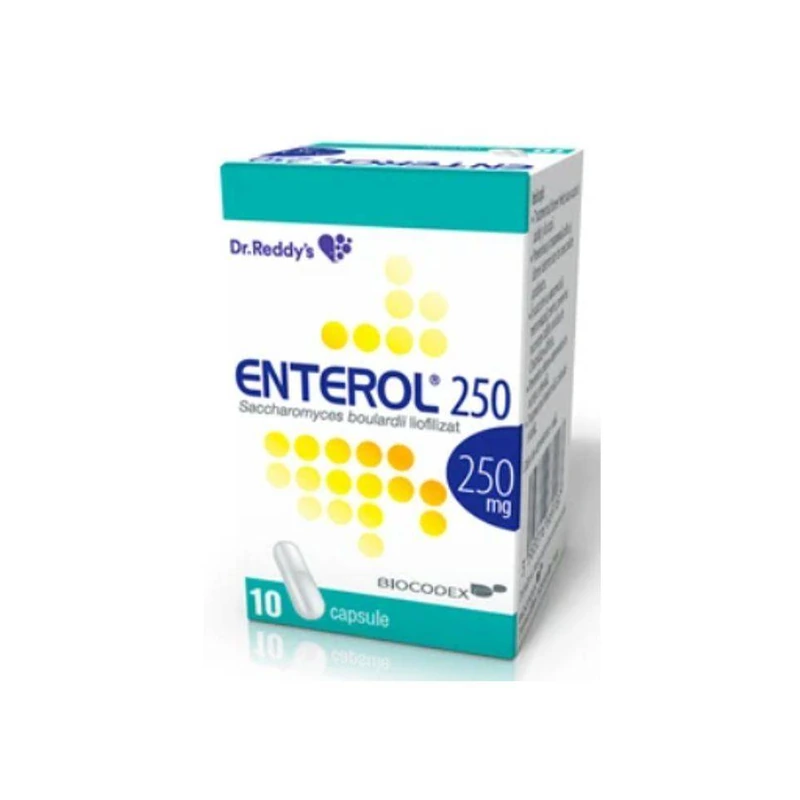 Enterol 250 mg, 10 capsule, Biocodex