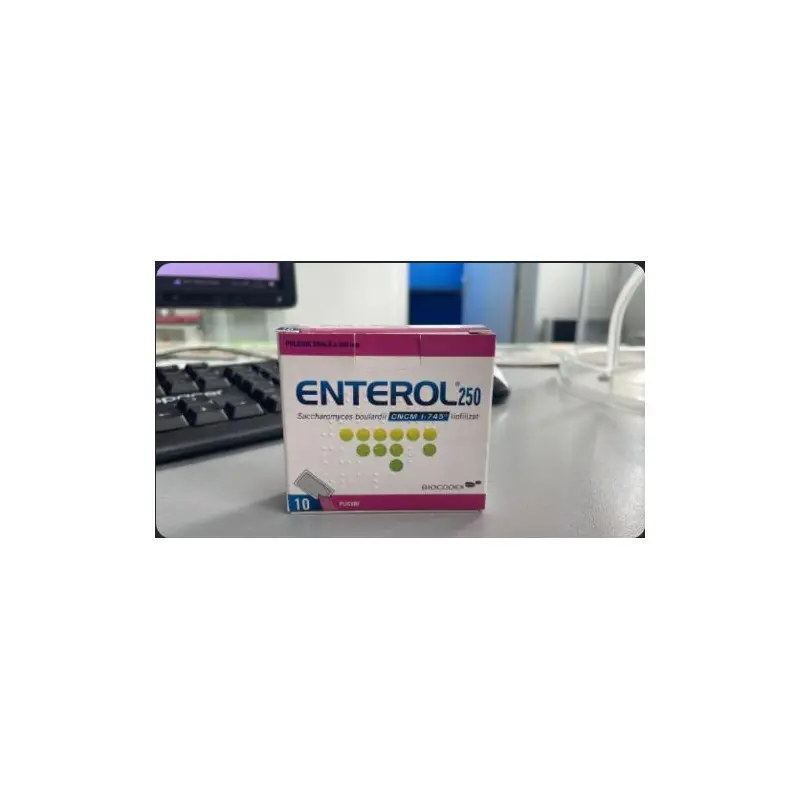 Enterol 250 mg, cutie cu 10 plicuri pulbere pentru suspensie orală