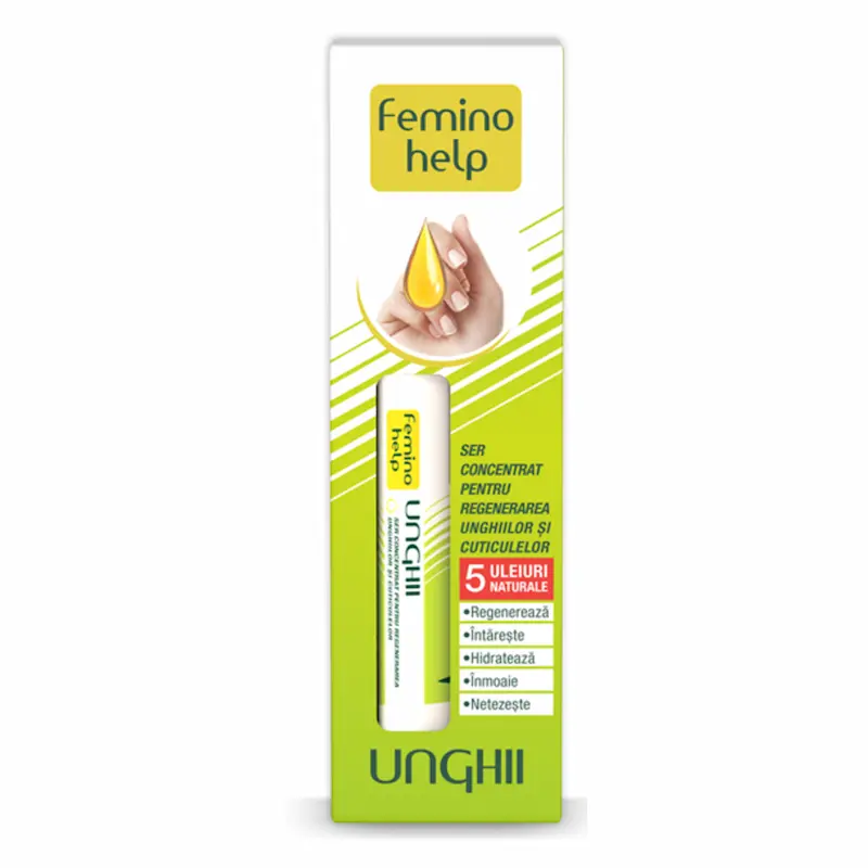 Femino Help ser concentrat Zdrovit 2 ml pentru unghii fragile și cuticule uscate