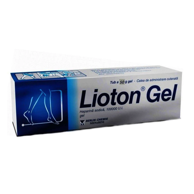 Lioton Gel 100000 UI/100 g, 50 g