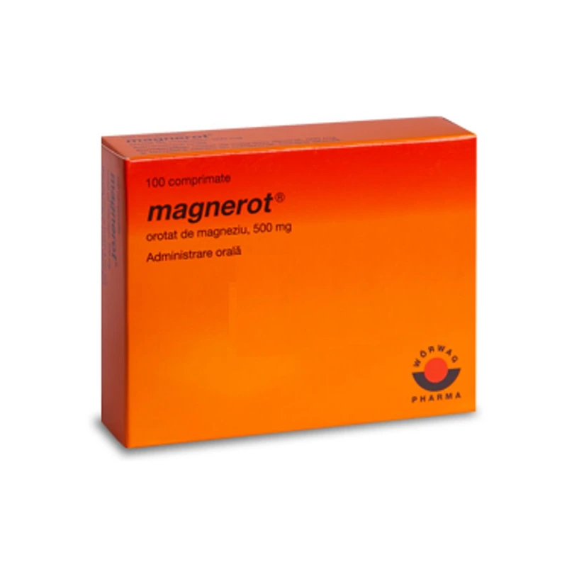 Magnerot 500 mg, 100 comprimate, Wörwag Pharma