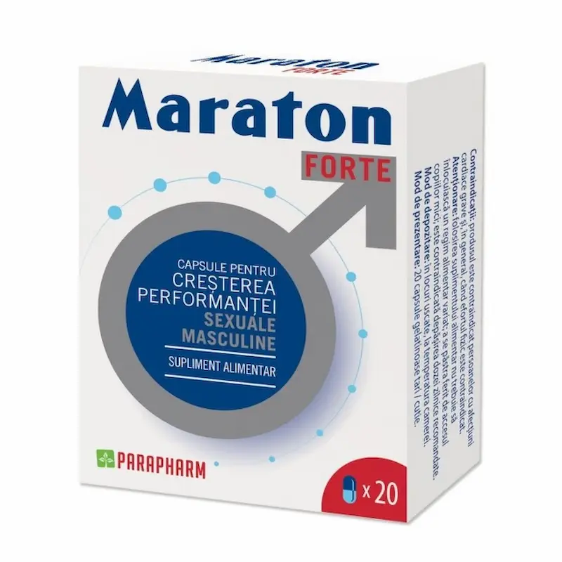 Maraton Forte 20 capsule pentru Vitalitate Masculină