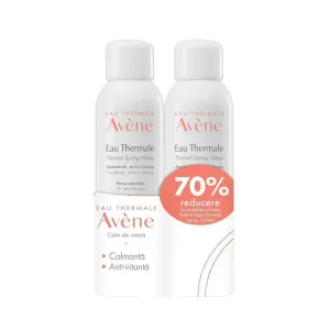 Avène apă termală spray, pachet 2 x 150 ml, -70% la al doilea produs