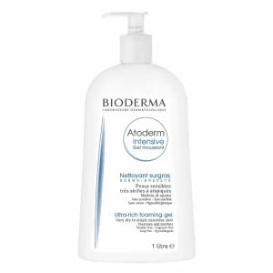 Bioderma Atoderm Intensive Gel Spumant 1L pentru Piele Foarte Uscată și Sensibilă