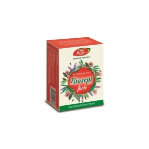 Biosept Forte A22, 20 capsule moi, Fares