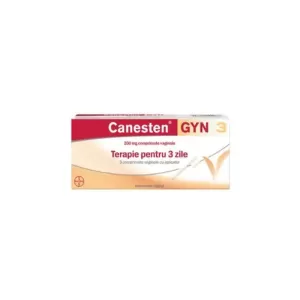 Canesten Gyn 3, clotrimazol 200 mg, 3 comprimate vaginale, Bayer