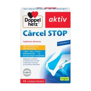 Doppelherz aktiv Cârcel Stop, magneziu și potasiu, 30 comprimate