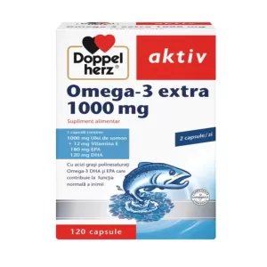 Doppelherz aktiv Omega-3 Extra 1000 mg, 120 capsule
