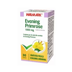 Evening Primrose 1000 mg, ulei de luminița-serii, 30 capsule, Walmark