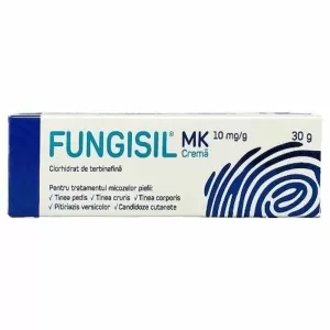 Fungisil MK Fiterman cremă 30 g cu terbinafină 10 mg/g pentru infecții fungice ale pielii