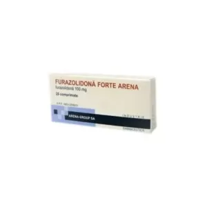 Furazolidonă Forte Arena 100 mg, 20 comprimate