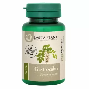 Gastrocalm Dacia Plant 60 comprimate cu carbonat de calciu și plante pentru aciditate și confort gastric