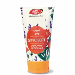 Ginosept Fares cremă 50 ml cu plante medicinale pentru îngrijirea externă și confortul zonei intime