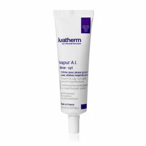 Ivatherm Ivapur AI Akne-Syt cremă 30 ml pentru piele grasă cu imperfecțiuni severe