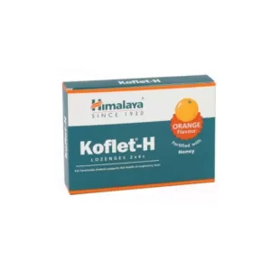 Koflet-H cu miere și aromă de portocale, 12 pastile de supt, Himalaya