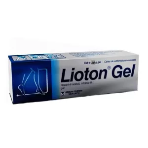 Lioton Gel 100000 UI/100 g, 50 g