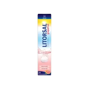 Litorsal electroliți, grapefruit, 24 comprimate efervescente, Zdrovit