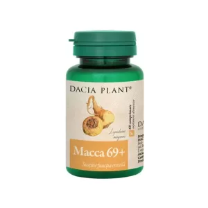 Macca 69+ cu maca 500 mg, 60 comprimate, Dacia Plant