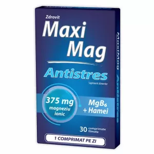 Maxi Mag Antistres 30 Comprimate Zdrovit