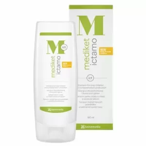 Mediket Ictamo șampon pentru dermatită seboreică, iritații și exces de sebum 180ml Benemedo