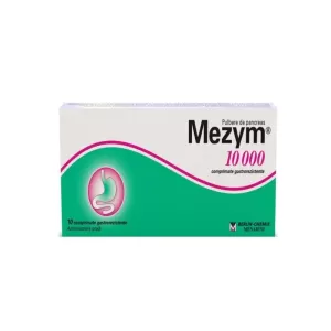 Mezym 10000, 10 comprimate gastrorezistente, Berlin-Chemie