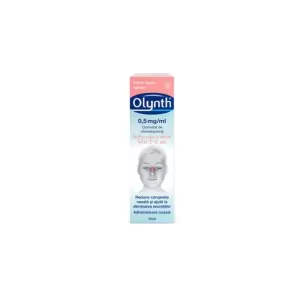 Olynth 0,5 mg/ml, spray nazal pentru copii 2–12 ani, 10 ml