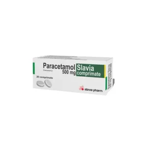 Paracetamol Slavia 500 mg, 20 comprimate
