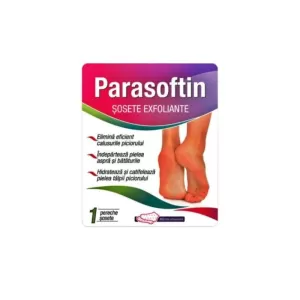Parasoftin șosete exfoliante pentru tălpi, 1 pereche