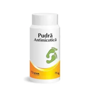 Pudră antimicotică pentru picioare, 75 g, Viva Pharma