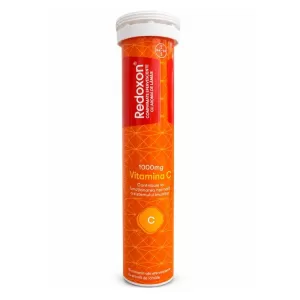 Redoxon vitamina C 1000 mg, lămâie, 15 comprimate efervescente, Bayer