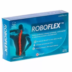 RoboFlex pentru flexibilitate musculară și susținerea coloanei vertebrale 30 capsule