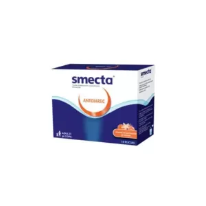 Smecta 3 g/plic, 18 plicuri, aromă de portocală și vanilie