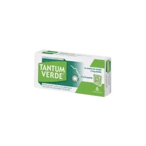 Tantum Verde mentă 3 mg, 20 pastile de supt