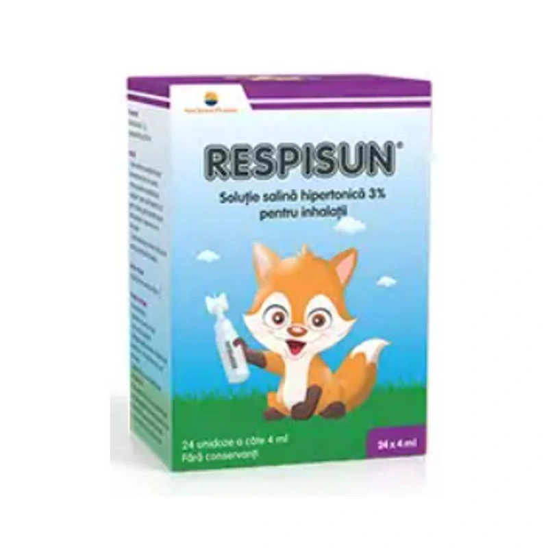 Respisun soluție salină hipertonică 3% pentru aerosoli, 24 x 4 ml