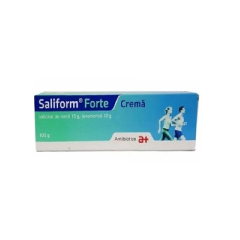 Saliform Forte 150 mg/100 mg/g, cremă pentru dureri musculare și articulare, 100 g
