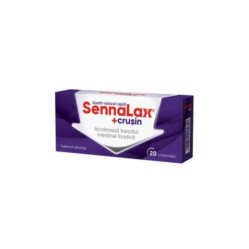 Sennalax Plus Crușin, 20 comprimate, Biofarm